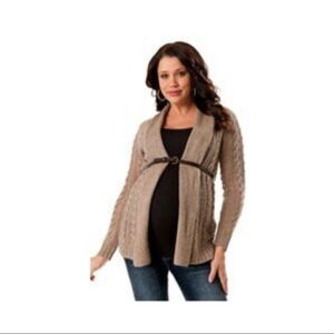 ✨7xHP✨Open Knit Brown Cardigan✨